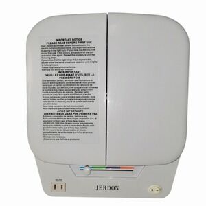 Jerdon JGL10W Tri Fold Lighted Makeup Mirror Adjustable Lighting Vanity 120V